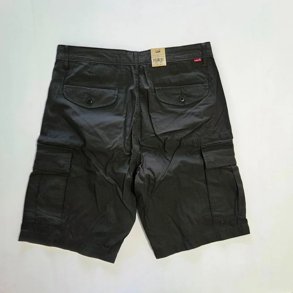 Levi’s Carrier Cargo 100% Cotton Shorts, Men’s Size 32, Dark Olive/Charcoal